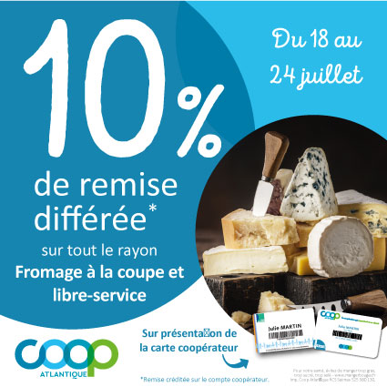 Offre coopérateurs juillet-août 2022 - fromages