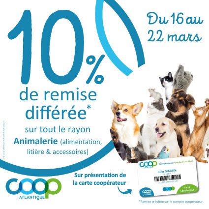Offre coopérateurs mars 2026 - animaux